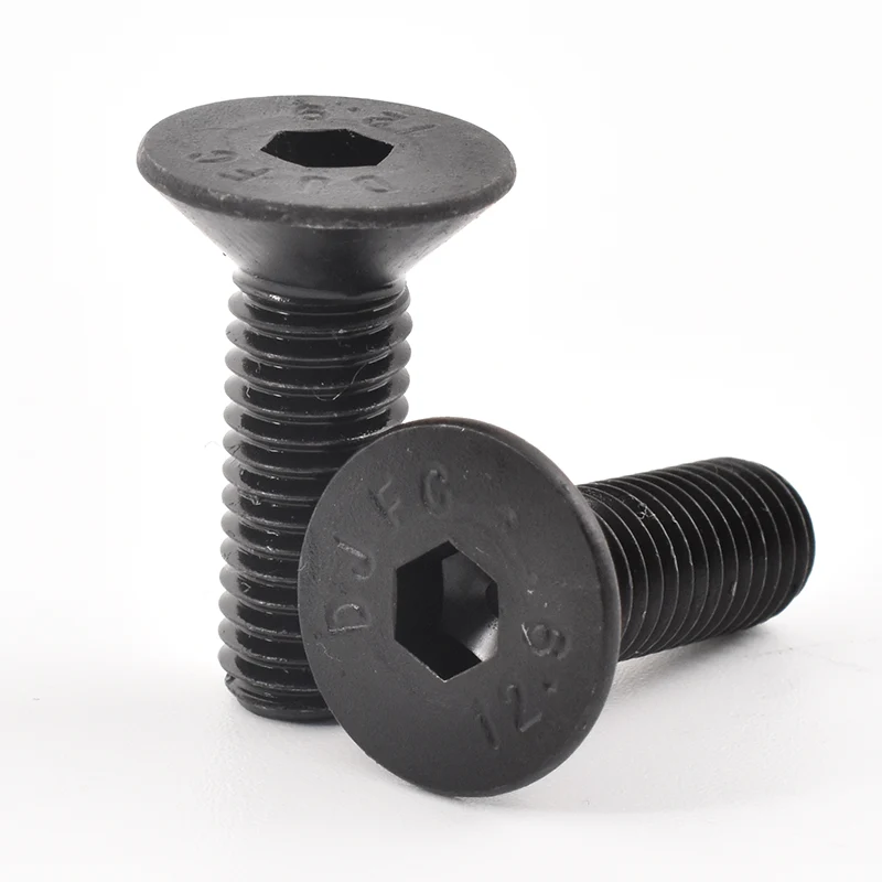 Black Oxide Hex Hex Socket Counterk Head Cap Screws