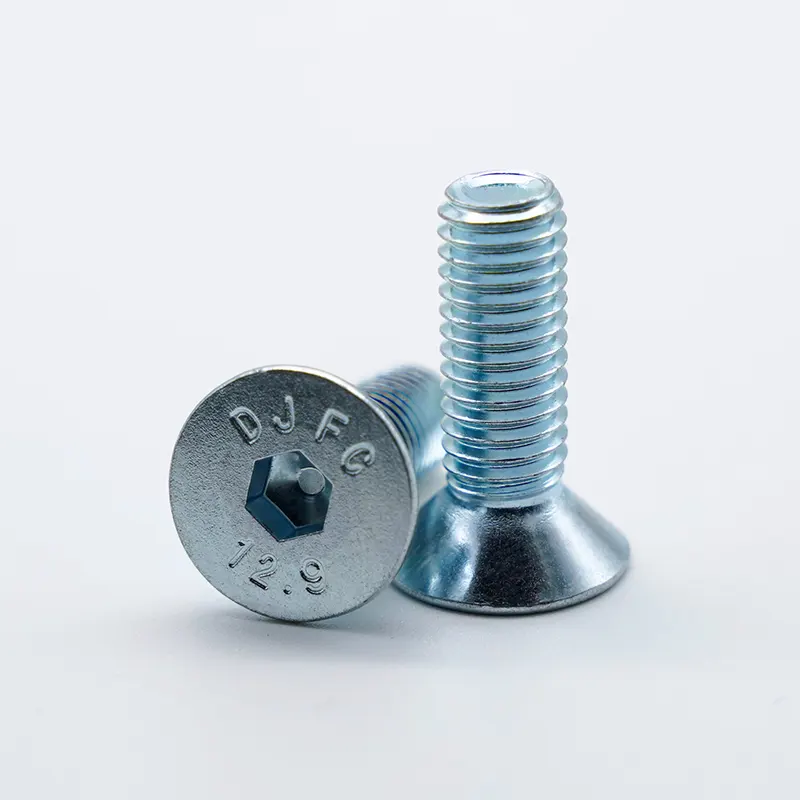 Kelas 12.9 Galvanis Hex Socket Counterk Head Cap Screws